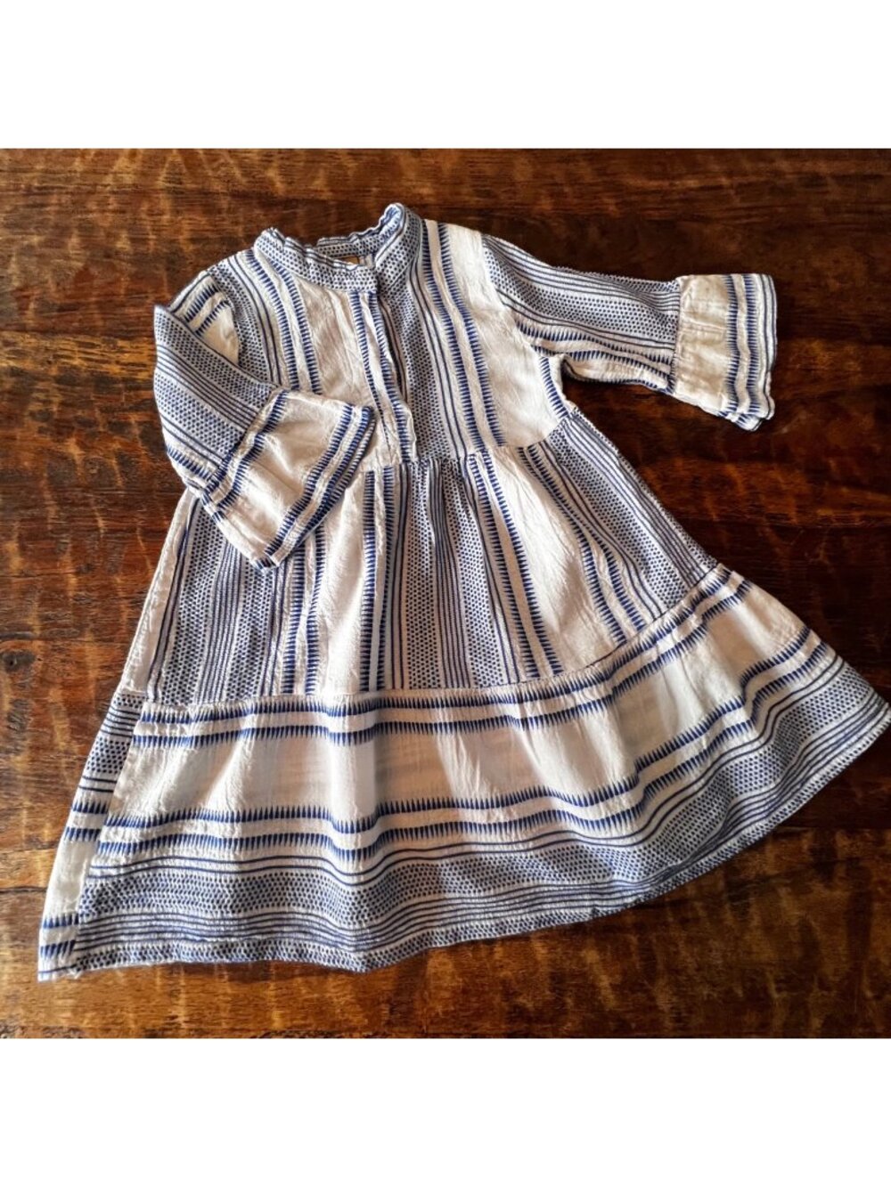 Domna Bogioka Little Girls Summer Cotton Greek Dress Sz 4